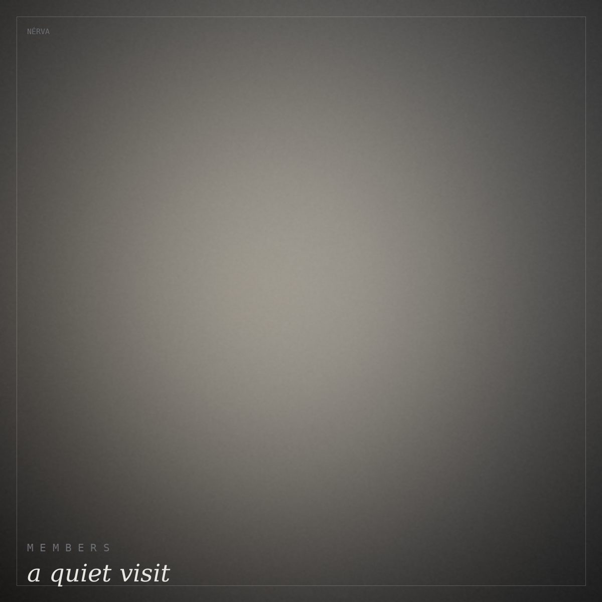 A quiet moment — the subscriber experience